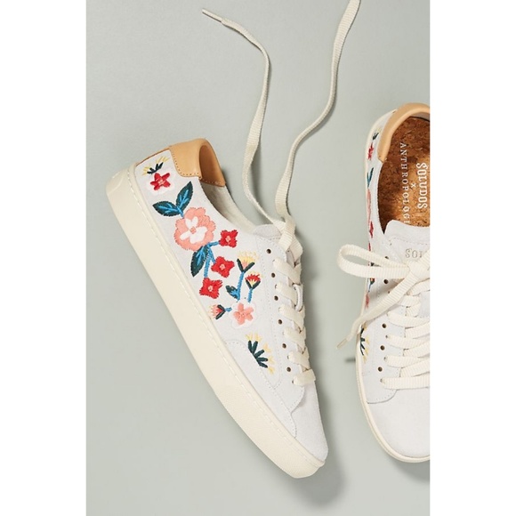 Nwb Soludos X Anthro Embroidered Ibiza 